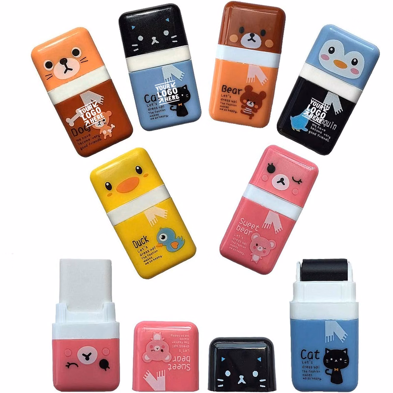 6 Pcs Pencil Erasers