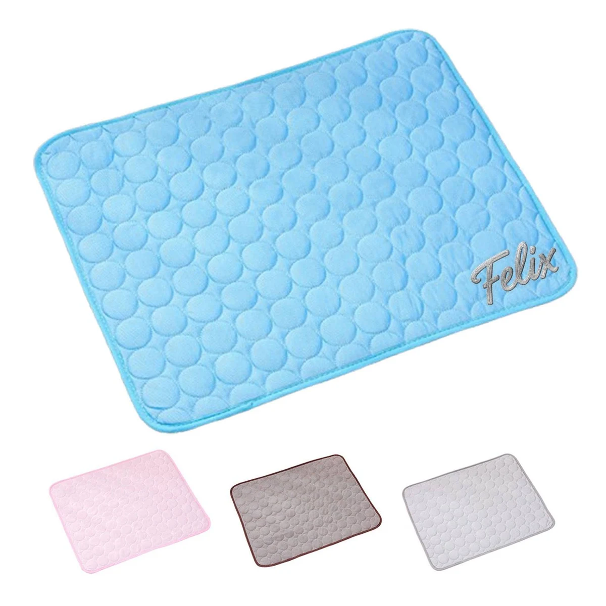 Reusable Cooling Pet Mat – Ice Silk, Breathable & Soft 1