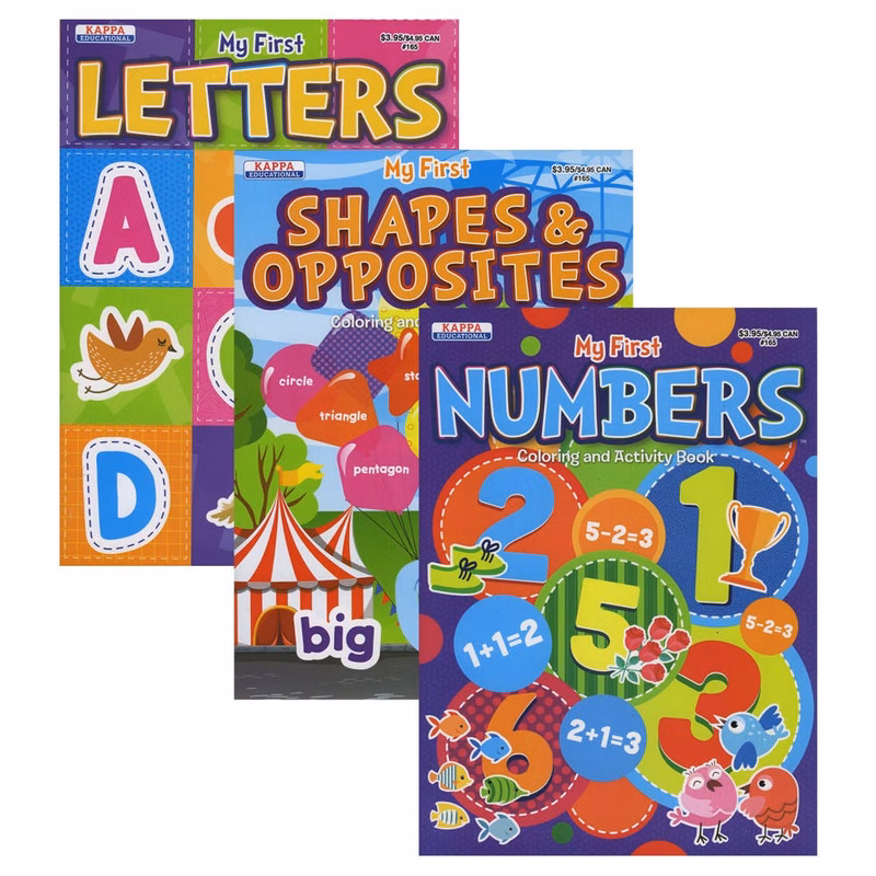 My First Activity Book Collections - 2 Titles 96 Pages Each
