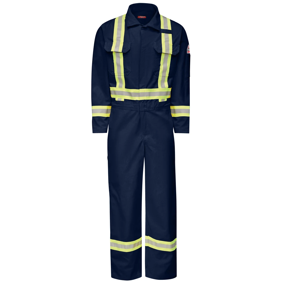 Bulwark® Men's Midweight FR Premium Coverall with Reflective Trim 1