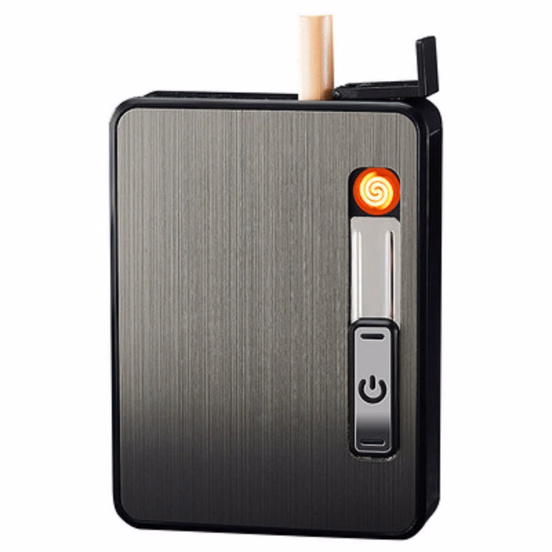 Cigarette Storage Case with A Insert Lighter
