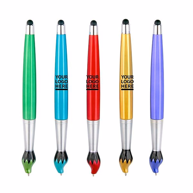 Flame Shaped Stylus Ballpoint Pen