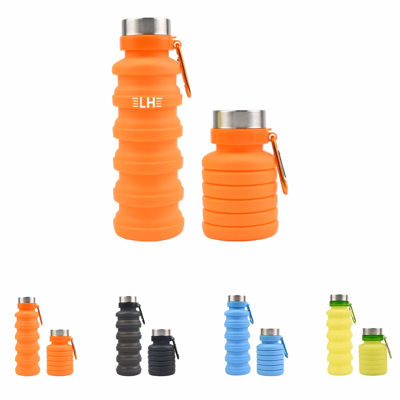 17OZ Silicone Telescopic Water Bottle
