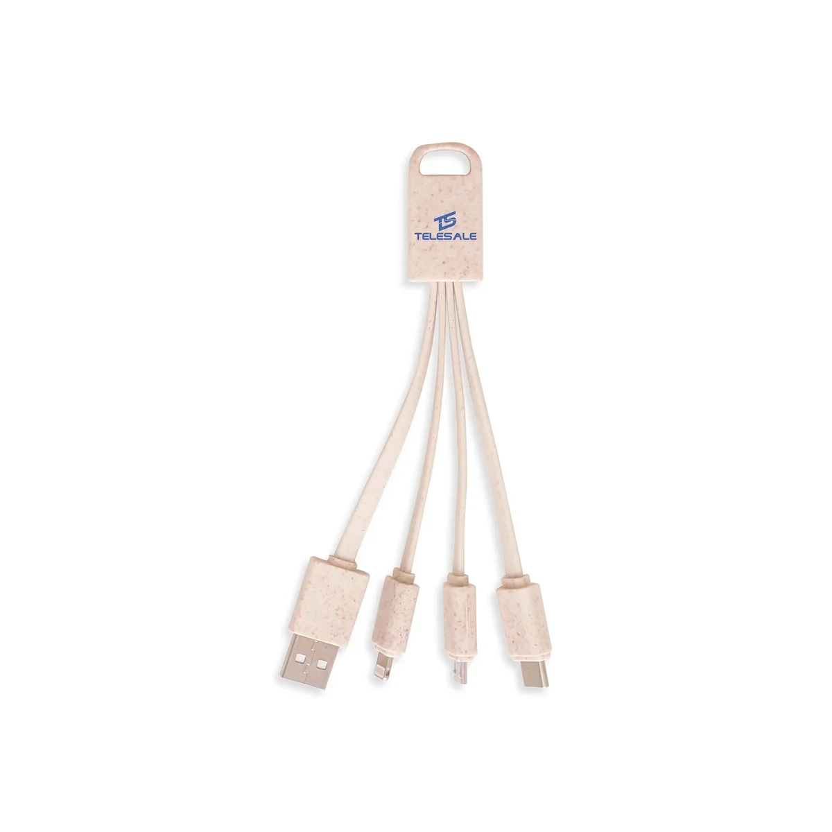 Wheat Straw Charging Cable - Square Shape B 1