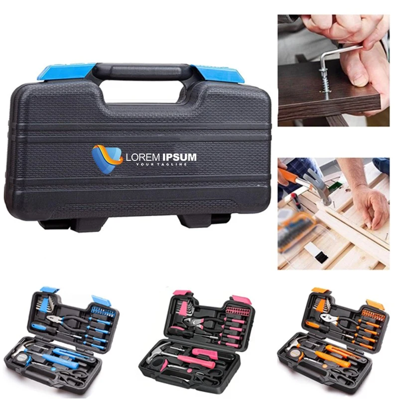 39-Piece General Household Hand Tool Kit & Repair Set 1