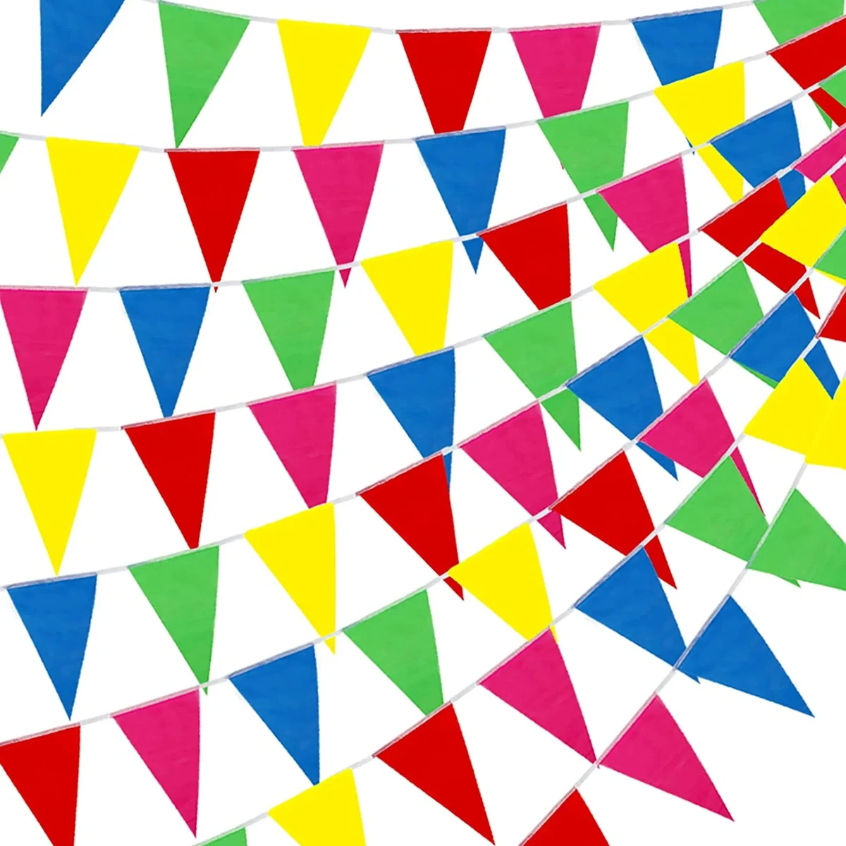 MOQ2000 PVC Pennant Small Bunting Hanging Flag 1