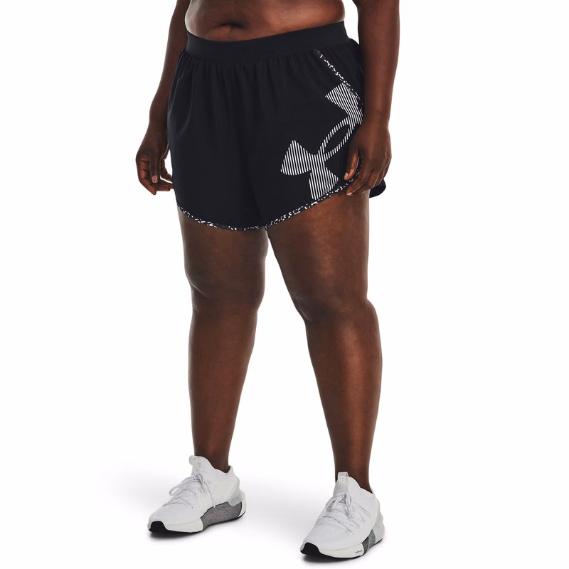Women's UA Fly-By 2.0 Logo Graphic Shorts 