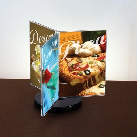 6 Panel Rotating Table Tent 1