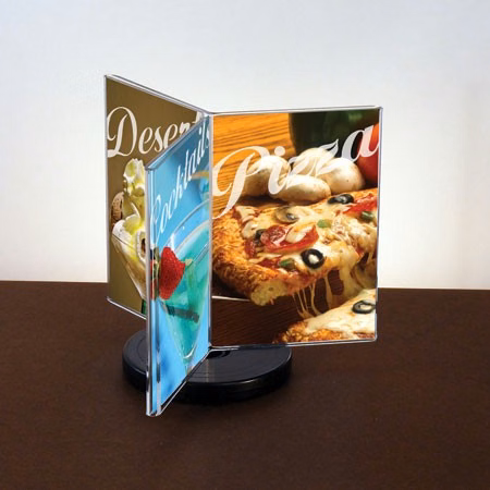 6 Panel Rotating Table Tent
