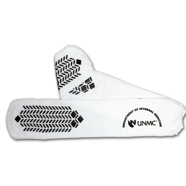 Black Slip Resistant Hospital Socks 1