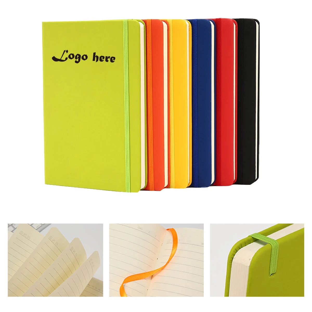 A5 PU Leather Lined Journal Notebook 1