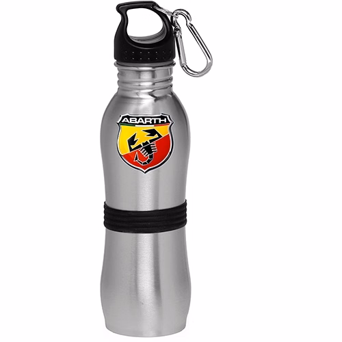 24 oz Stainless Steel with Rubber Grip Bottle