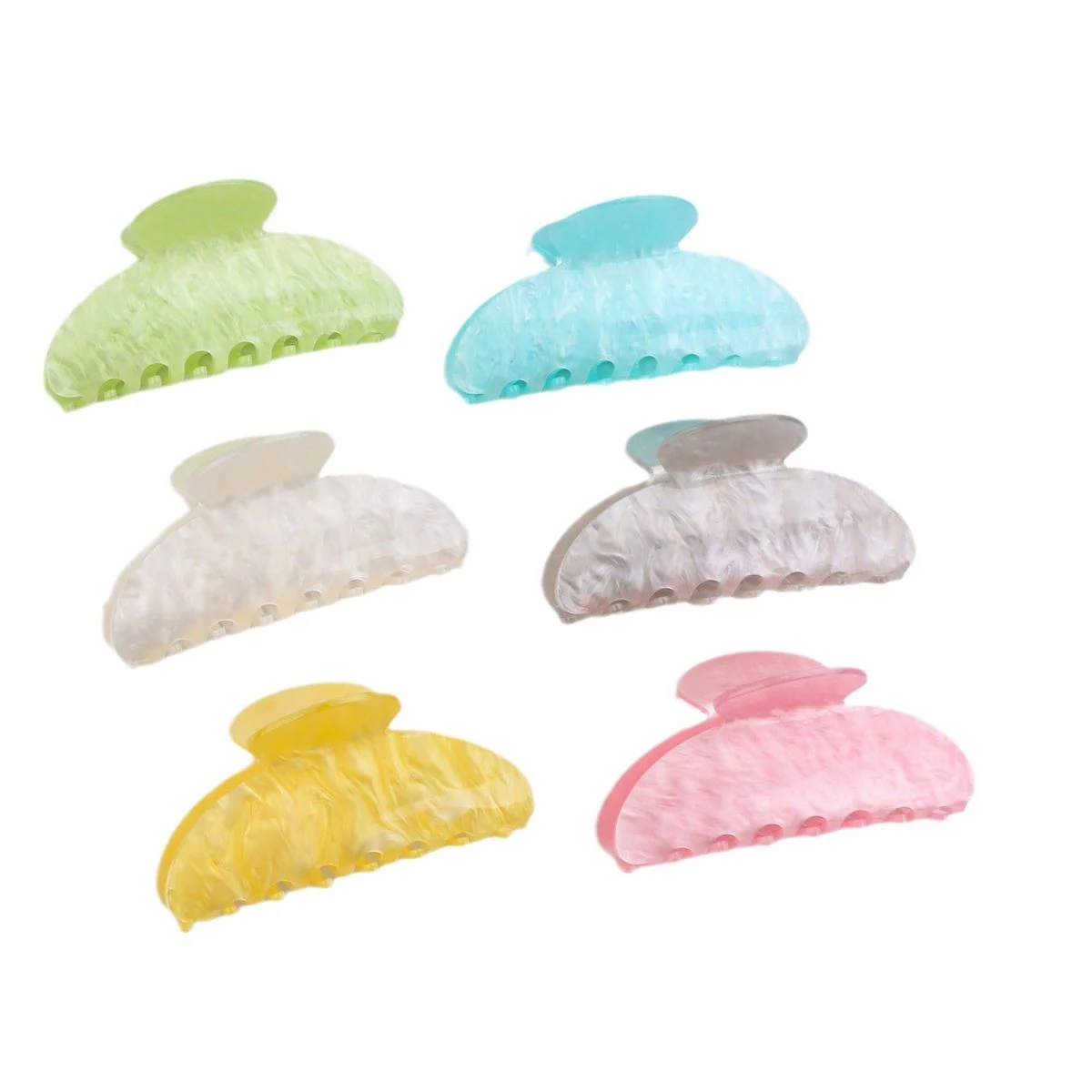 Custom Logo Women's Large Pretty Cute Hair Claw Clip 1