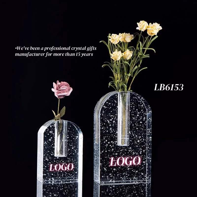 Arch Crystal Bubble Vase Centerpieces for Tables