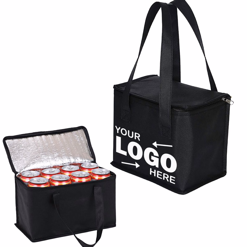 Non Woven Fabric Eight Bottle Capacity Beer Insulated Storage Bag