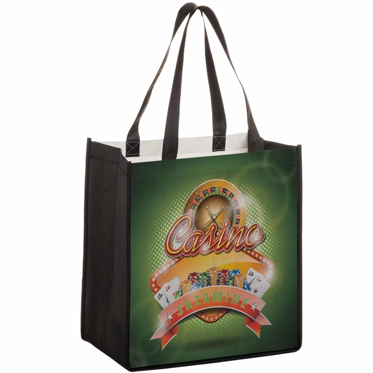 Dye Sublimated P.E.T. Grocery Bag