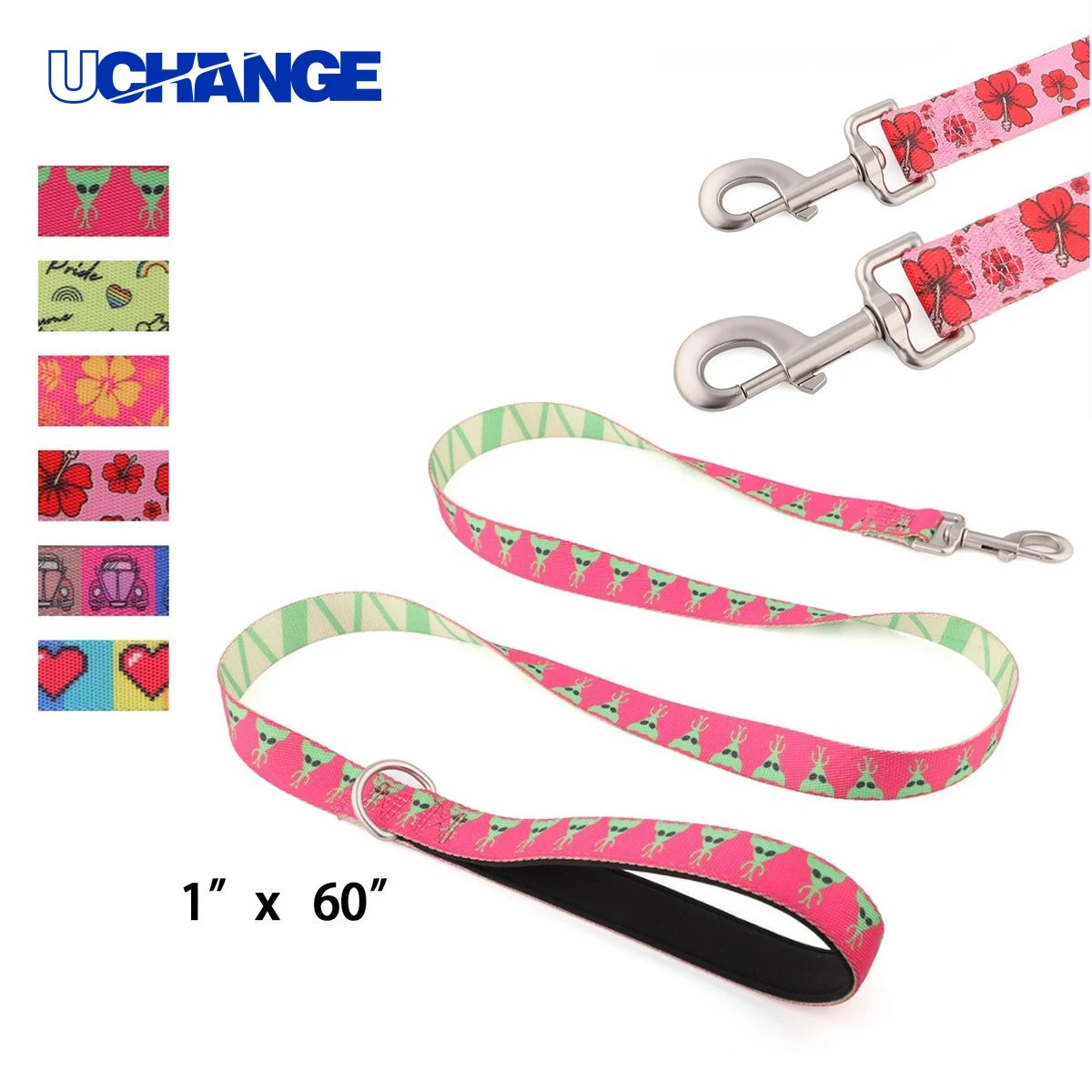 Nylon Pet Leash with Metal Carabiner for Walking 1