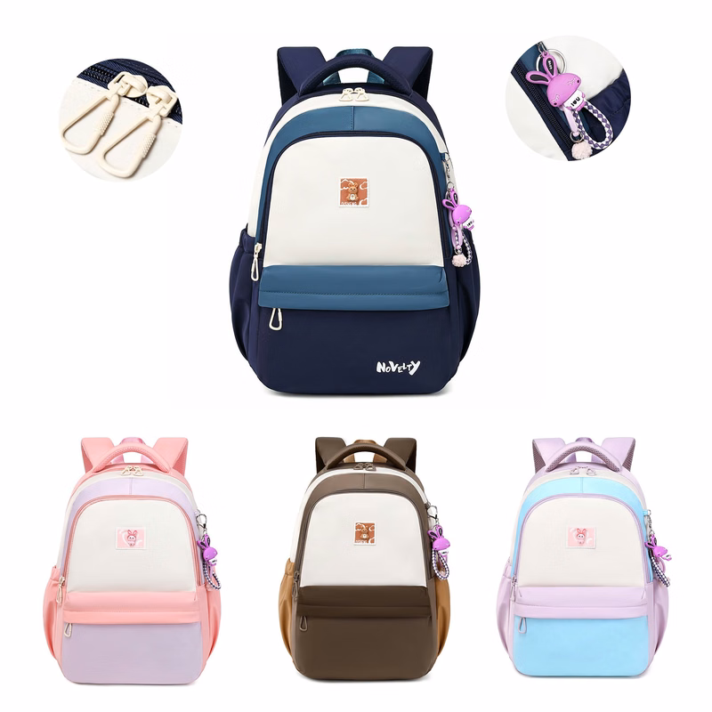 Outdoor College Waterproof Laptop Backpack With Bunny Pendant