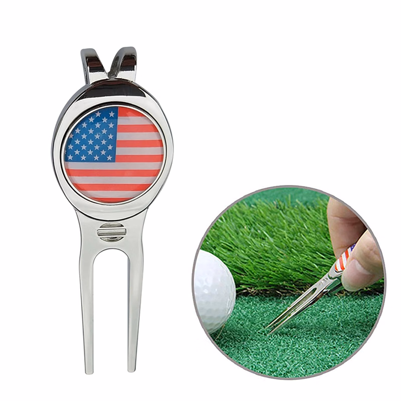 Golf Divot Tool w/Clip