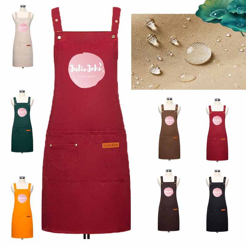 Kitchen Apron with Water and Oil Resistance
