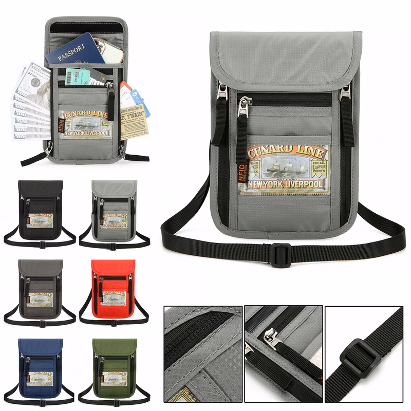 Travel Halter Passport Bag