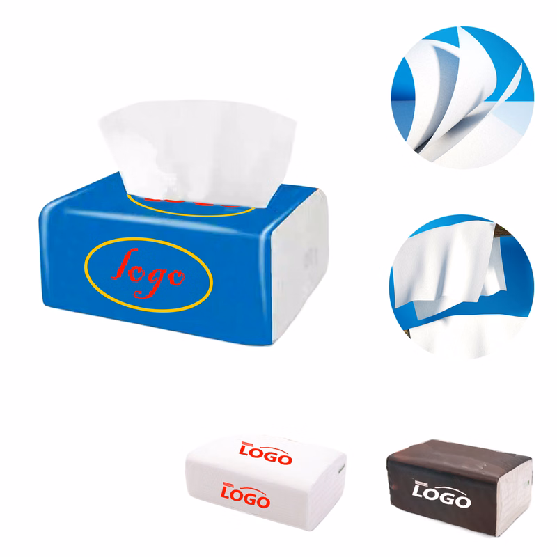 MOQ100 Soft Pack Hotel Tissue Napkins in Various Sizes