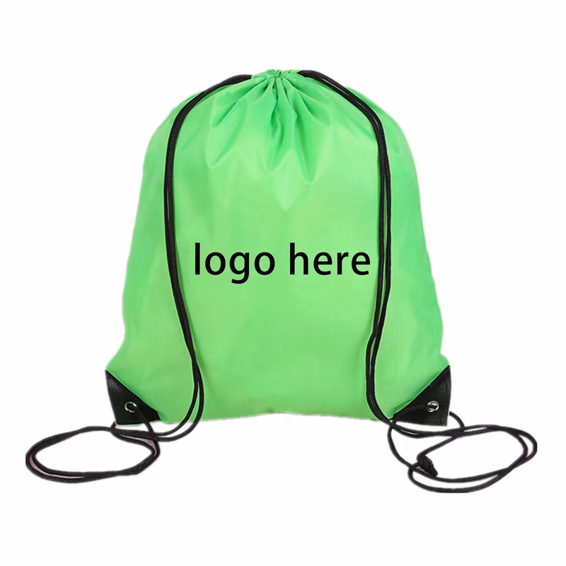 Premium 210D Polyester Drawstring Backpack