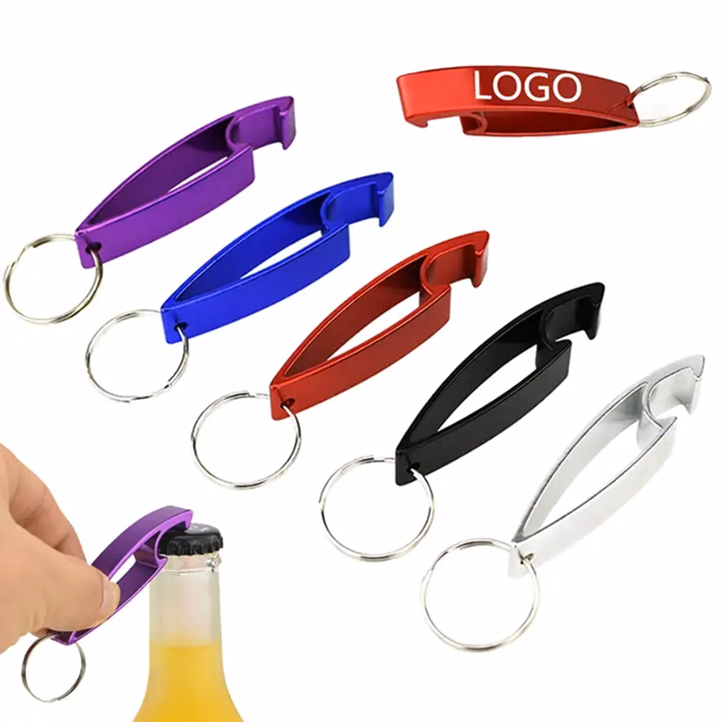 Metal Aluminum Alloy Keychain Beer Bottle Opener