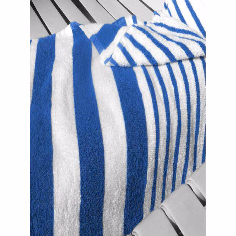 2-Ply Mint Green Tropical Stripe Pool Towels (30"x60")