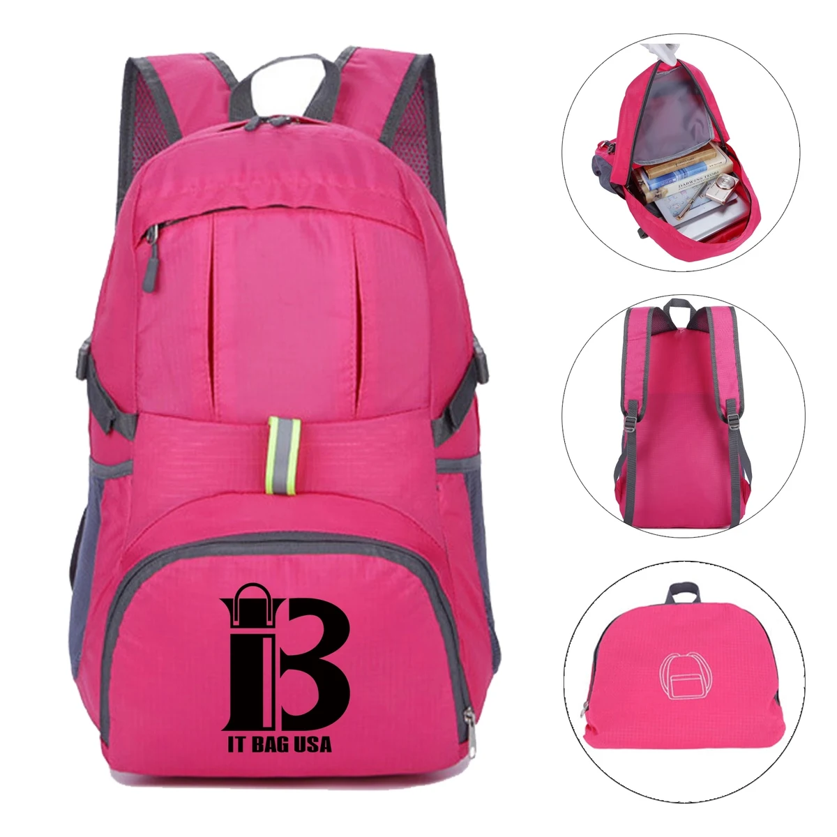 Light Foldable Hiking Backpacks Water Resistant Collapsible 1