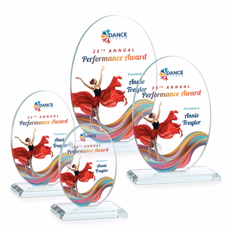 Austin (Vert) VividPrint™ Award - Clear
