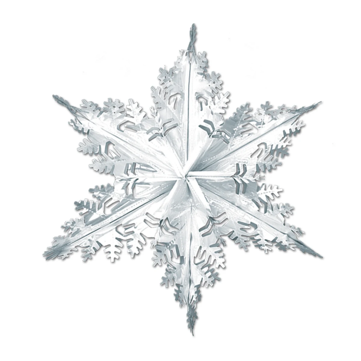 Metallic Winter Snowflake 1