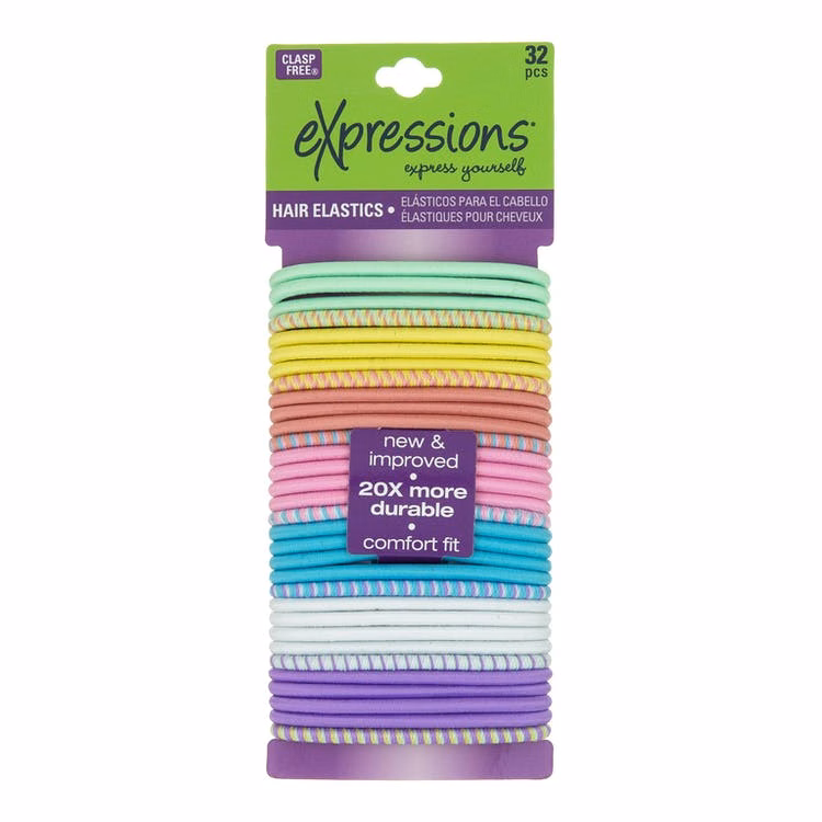 Hair Ties - Pastel 32 Pack