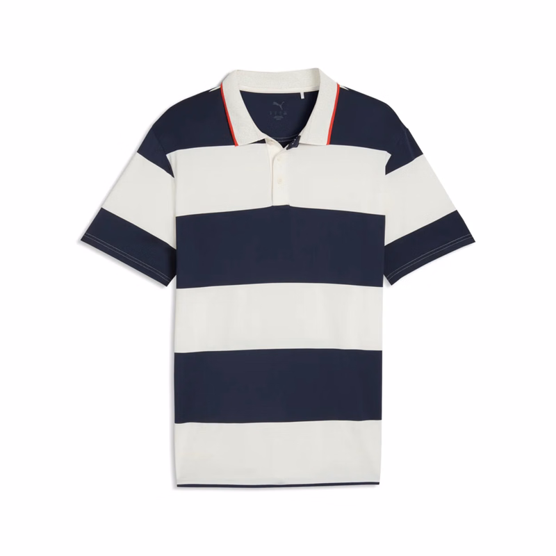 PUMA® Men's CLOUDSPUN Rugby BN Golf Polo Shirt with UPF 40+ Protection