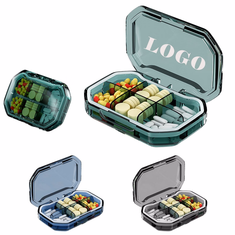 High Quality Portable Transparent Pill Case