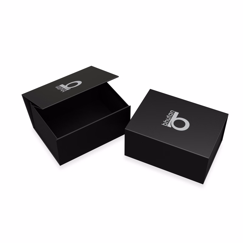 Small Matte Black Magnetic Gift Box