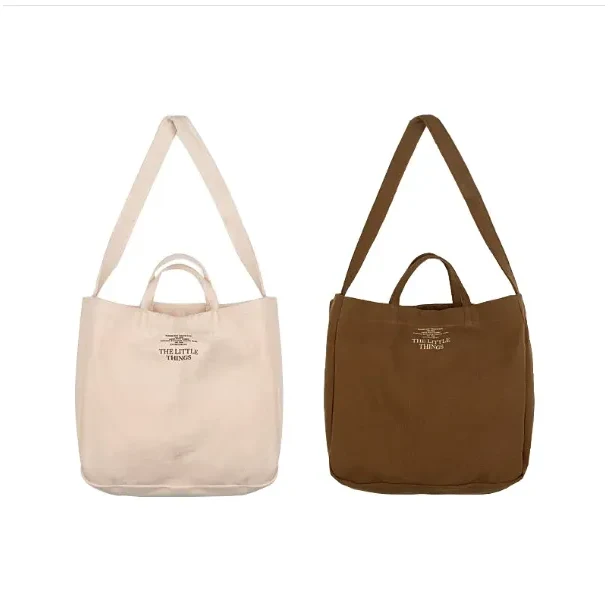 Cotton Canvas with Zipper Tote Bag, custom tote bag with logo imprint 1