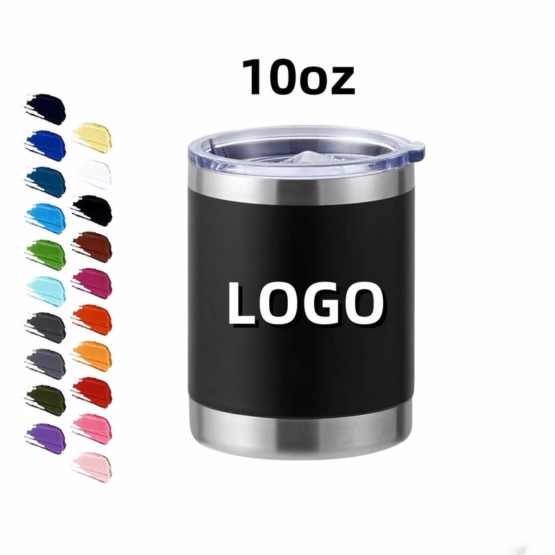 10 oz Stainless Steel Tumbler W/ Lid