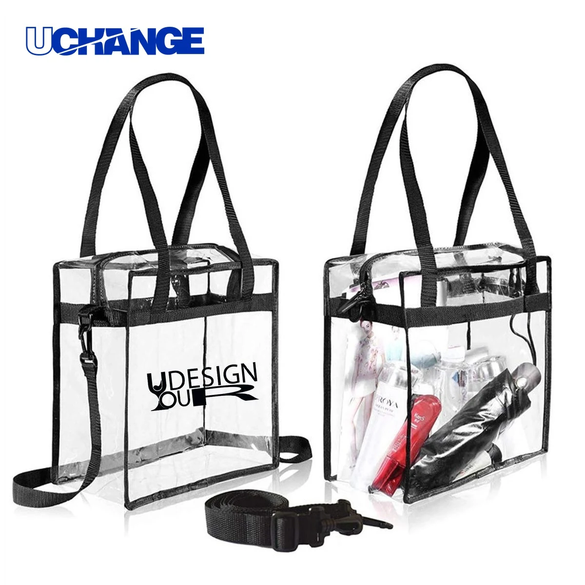 Reusable Clear PVC Waterproof Travel Bag 1