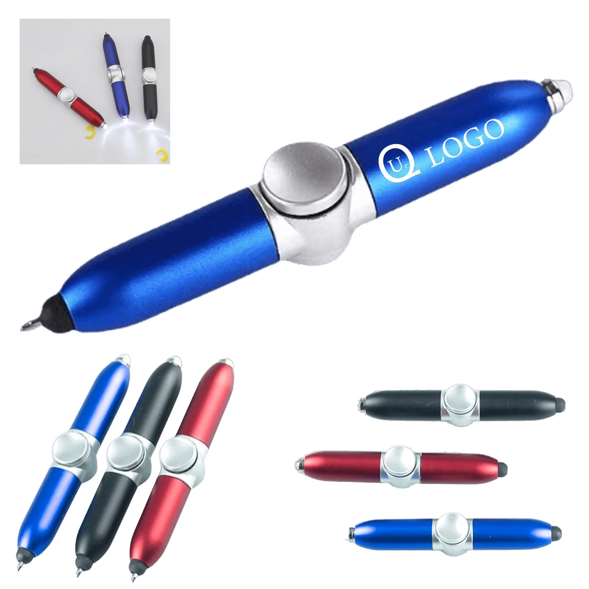 Fidget Spinner Led Light Stylus Pen 1