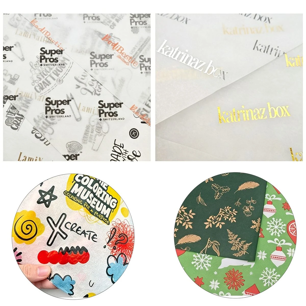 Custom Logo Gift Wrapping Papers 1