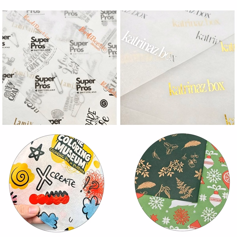 Custom Logo Gift Wrapping Papers