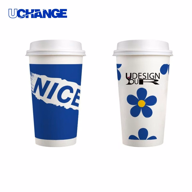 Double Wall Insulated Paper Cup with Lid