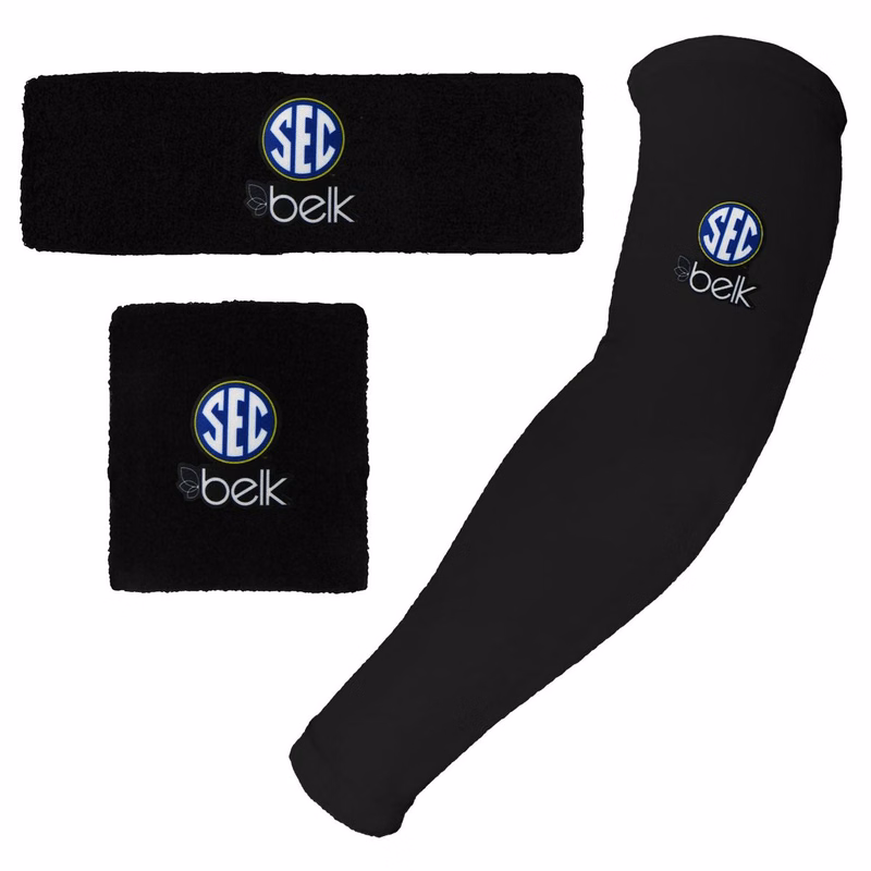 Headband-Wristband-Arm Sleeve Combo