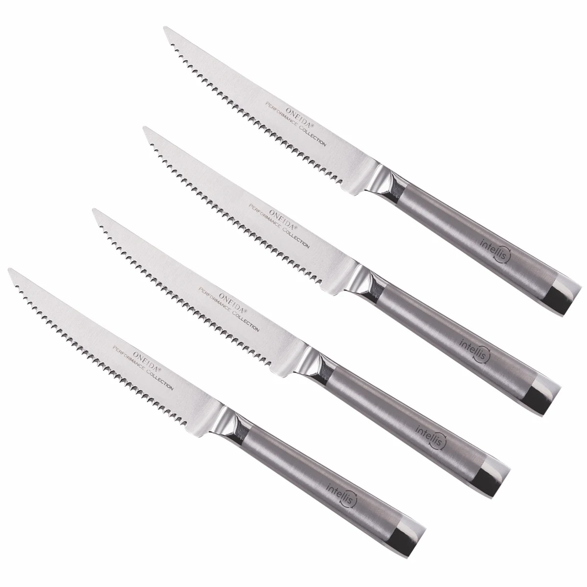 Oneida® 4 Piece Stainless Steel Steak Knife Set 1