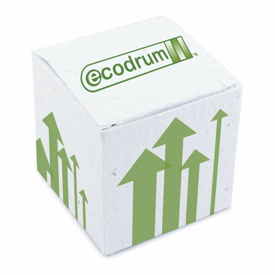 Single-Sided Seed Paper Small Square Boxes