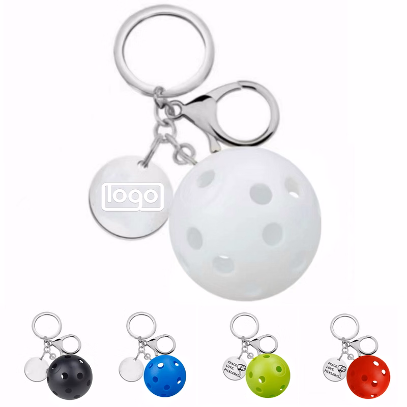 Pickleball Paddle Keychain w/ Luggage Tag