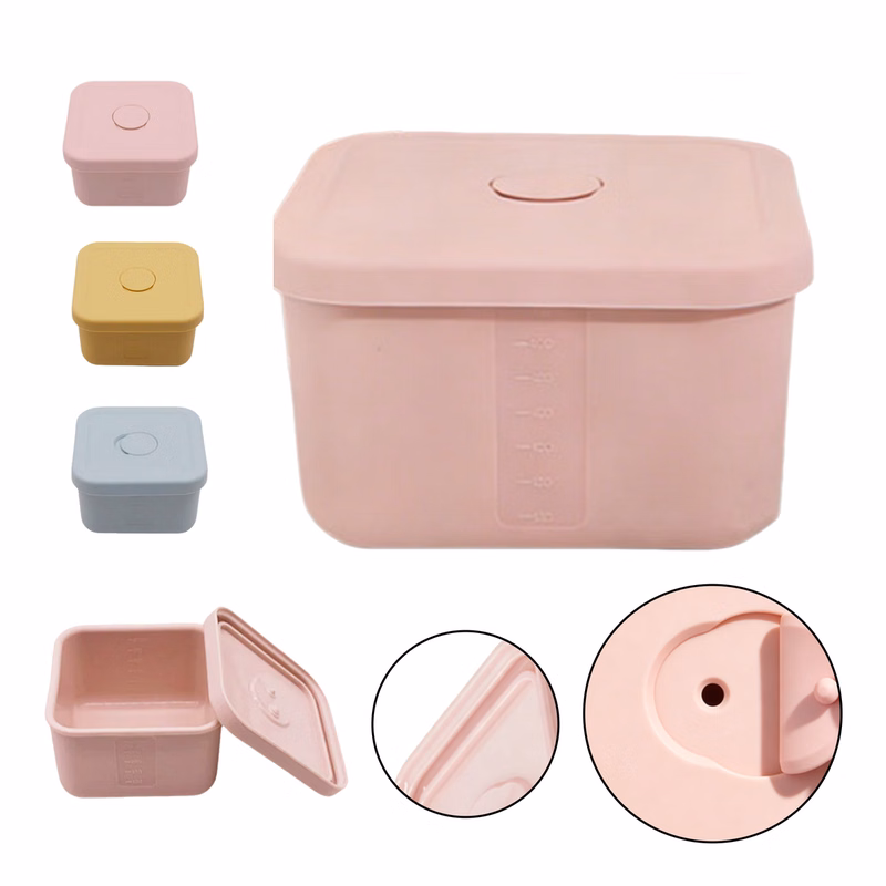 Square Silicone Lunch Box