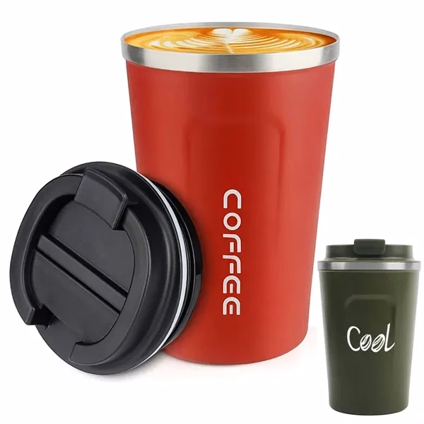 Compact Coffee Cup Vacuum Tumbler for Commutes, Fitness and Travel