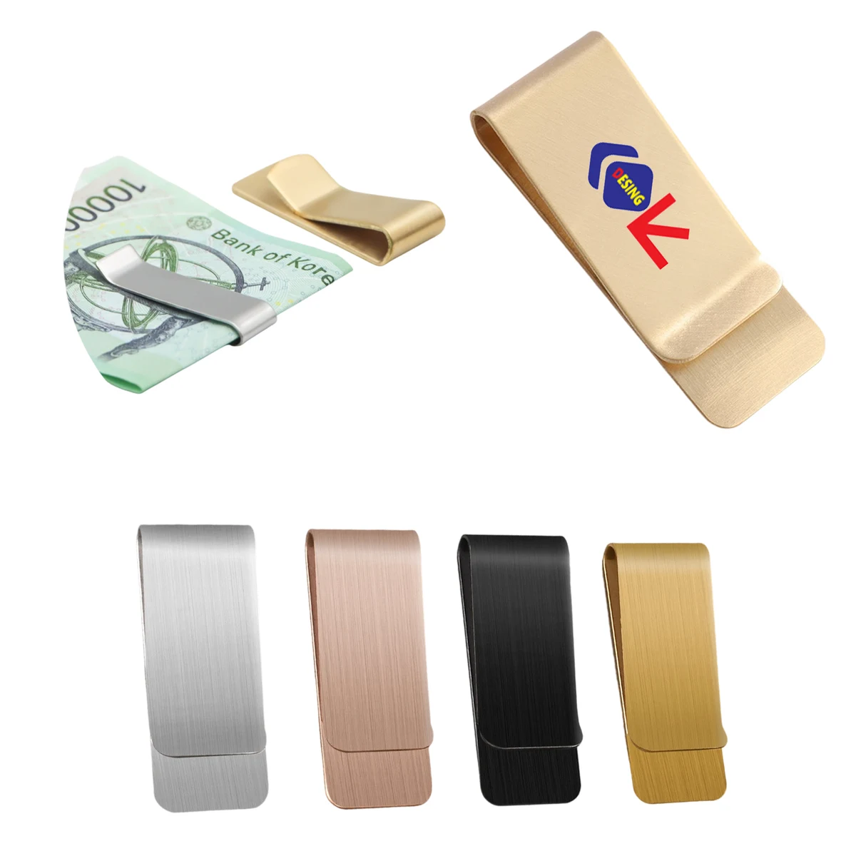 Engraved Metal Money Clip 1